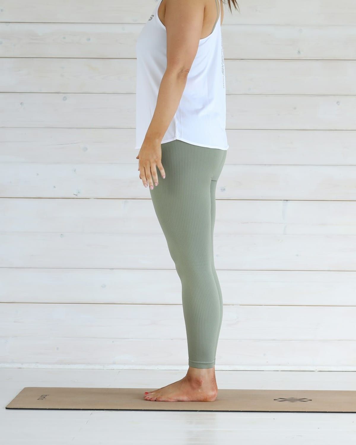 Avaliação postural da coluna de um paciente em pé
